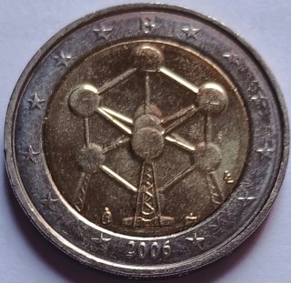 2 Euros Conmemorativos Bélgica 2006