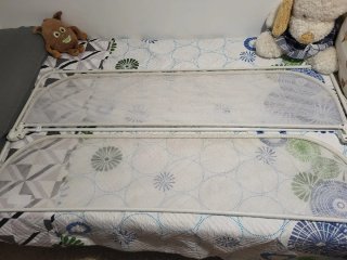 Barrera de cama para seguridad infantil