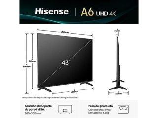 Smart TV 43 pulgadas nueva
