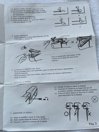 Máquina de coser portátil