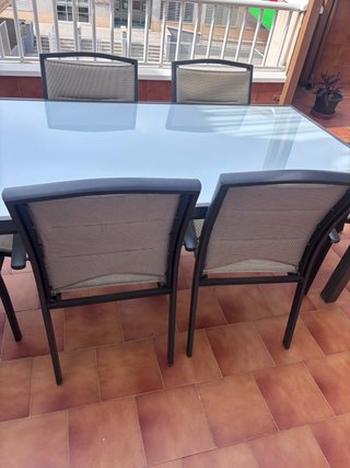 Mesa y 6 Sillas Terraza