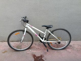 Bicicleta Rockrider Blanca