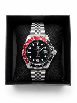 Reloj RICARDO Negro y Rojo