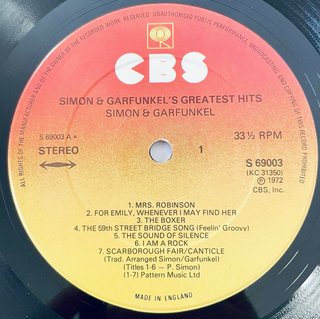 Simon & Garfunkel - Greatest Hits | LP Vinilo
