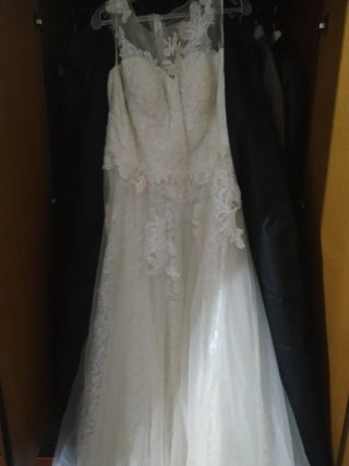 Vestido de Novia Encaje y Tul