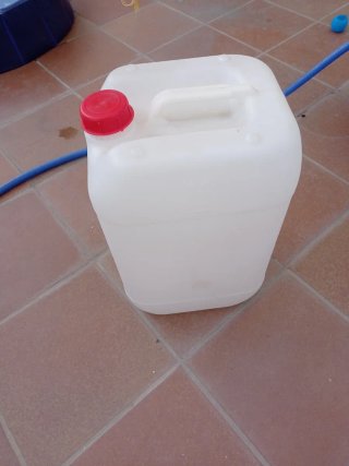 Garrafa 25L Plástico Blanca