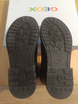 Botas Geox J Eclair 35 Negro Multicolor para niña