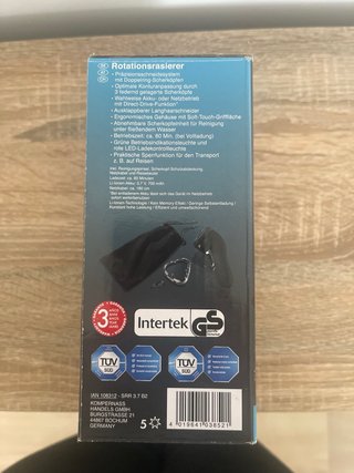 Afeitadora Rotatoria SilverCrest Personal Care