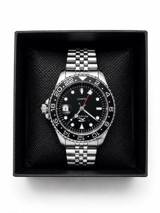 Reloj RICCO Negro y Plateado