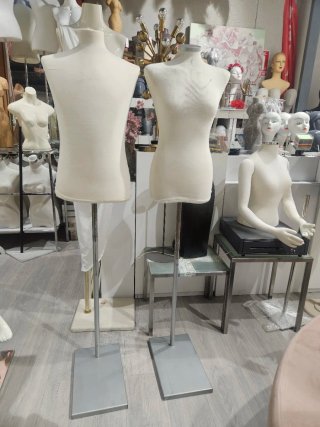 Bustos maniquí hombre y mujer
