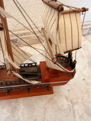 Maqueta Barco Madera Vintage Galeón Antiguo