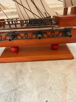 Maqueta Barco Madera Vintage Galeón Antiguo