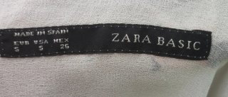 Top lencero Zara estampado pájaros Talla S