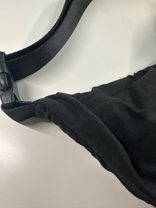 Riñonera Pull and Bear Negra Urbana