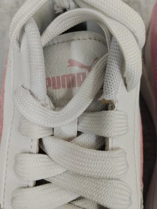 Zapatillas Puma Blancas y Rosas Talla 36
