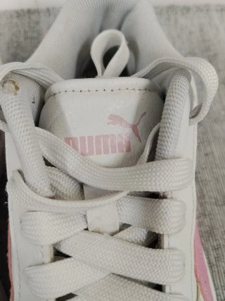Zapatillas Puma Blancas y Rosas Talla 36