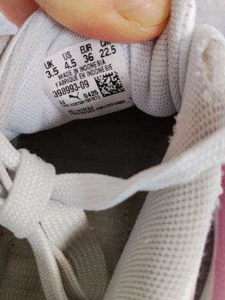 Zapatillas Puma Blancas y Rosas Talla 36