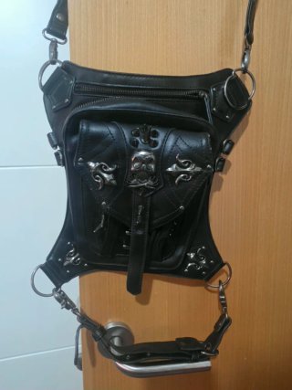 Bolso pernera motero