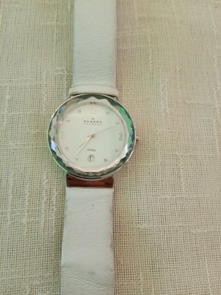 Orologio Skagen Donna Acciaio Bianco