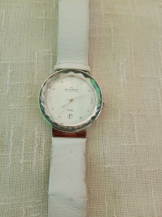 Orologio Skagen Donna Acciaio Bianco