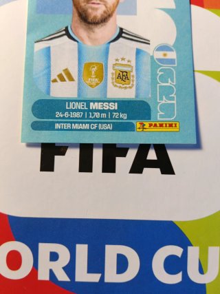 Cromo Leo Messi Copa del Mundo 2026 FIFA