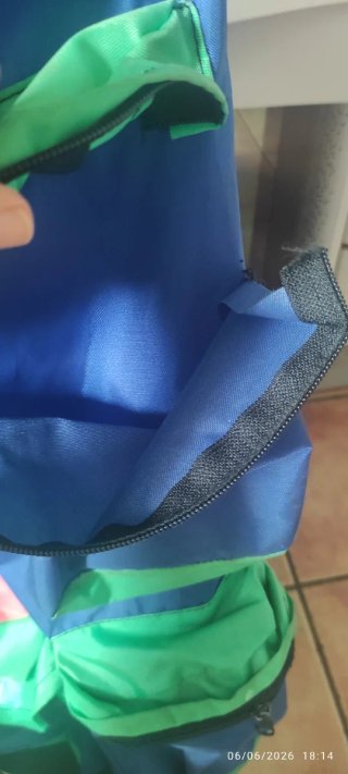Mochila senderismo CLISPORT azul y verde
