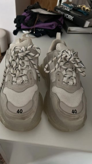 Zapatillas Balenciaga Triple S Beige