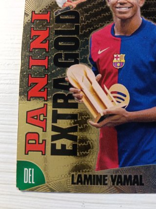 Carta Lamine Yamal Panini Extra Gold 2024-2025