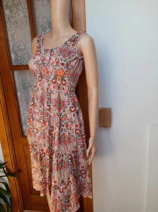 Vestido Sfera estampado cachemir talla S
