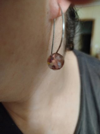 Pendientes Plata con Pedrería Multicolor
