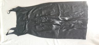 Vestido cóctel negro Zara, talla M, rayon
