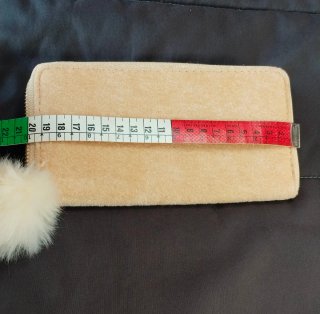 Monedero beige