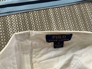 Pantalón corto niño Polo Ralph Lauren T10 blanco