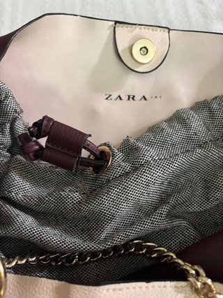 Bolso Zara Beige y Marrón