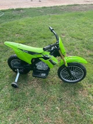 Moto eléctrica Kawasaki para niño 6V