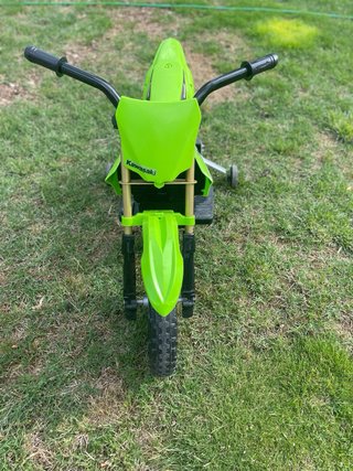 Moto eléctrica Kawasaki para niño 6V