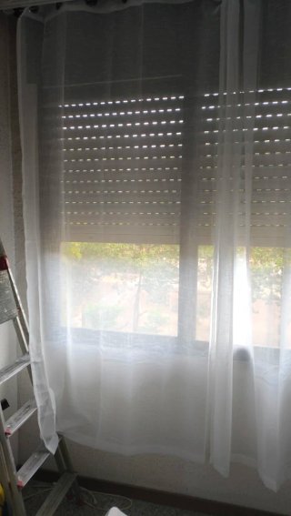 Cortinas translúcidas MIULEE 225x140 tipo lino