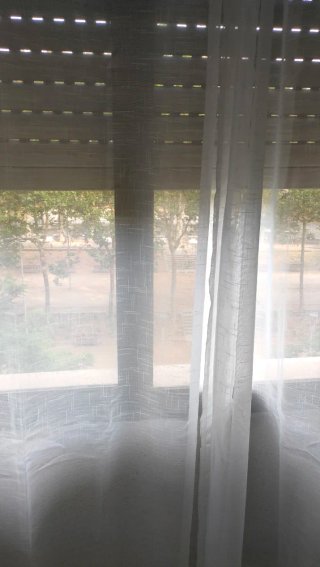 Cortinas translúcidas MIULEE 225x140 tipo lino