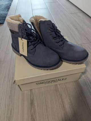 Botas azules talla 40
