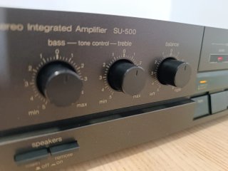 Technics SU-500 Amplificador Stereo Negro