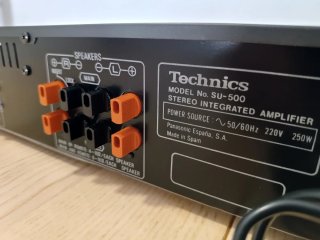 Technics SU-500 Amplificador Stereo Negro