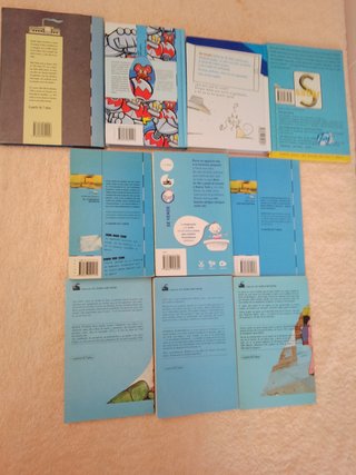 LOTE (V) DE 10 LIBROS EL BARCO DE VAPOR (azules)