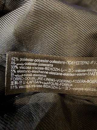 Pantalón Massimo Dutti Negro Talla 42
