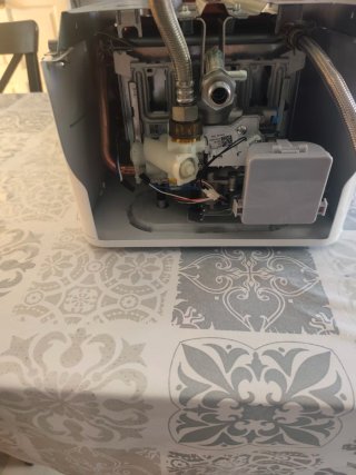 Termo de gas Junkers Bosch con ventilador