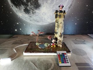 Lámpara Nocturna Infantil hecha a mano 26×14×27cm
