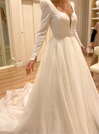 Falda de Novia Blanca Talla Única