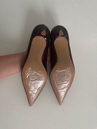 Tacones Mango Burdeos Talla 36 Nuevos
