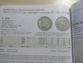 Moneta Argento Regno d'Italia 1915