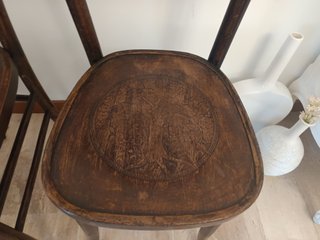 Set 3 Sedie Vintage Legno Stile Thonet