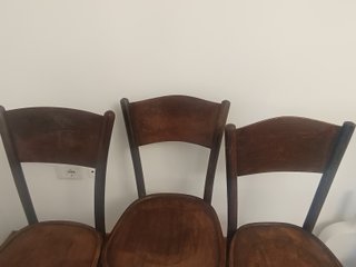 Set 3 Sedie Vintage Legno Stile Thonet